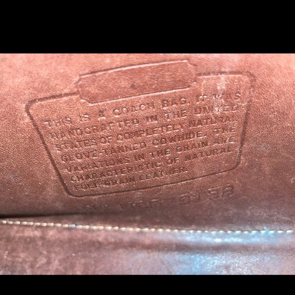 Vintage Leather Coach Purse in Brown - Picture 8 of 9